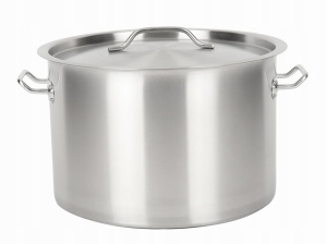 Garnek stalowy ze stali nierdzewnej gastro 58L 50x30 ROSSNER T8005