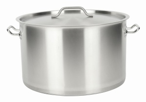 Garnek stalowy ze stali nierdzewnej gastro 44L 45x28 ROSSNER T8004