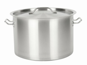 Garnek stalowy ze stali nierdzewnej gastro 23L 35x24 ROSSNER T8002