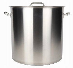 Garnek stalowy ze stali nierdzewnej gastro 17L wysoki 28x28 ROSSNER T8007