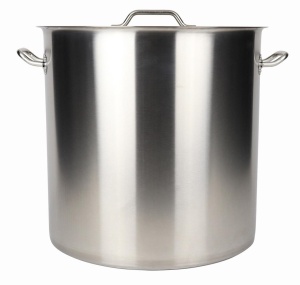 Garnek stalowy ze stali nierdzewnej gastro 21L wysoki 30x30 ROSSNER T8008