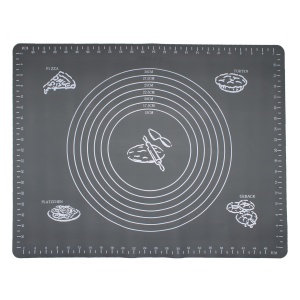Stolnica silikonowa antypoślizgowa szara mata gruba 50 x 40cm BRUNBESTE BB-5592 