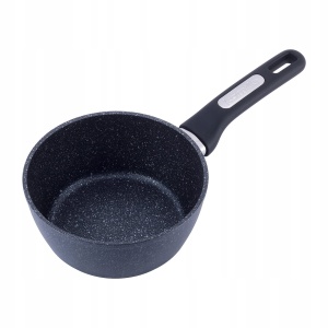 Rondel garnek 18cm marmurowy 1.5L indukcja czarny KAMILLE KM-5380MR