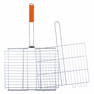Ruszt do grillowania mięsa ryb warzyw z bokami 36cm SKAUT SK-705
