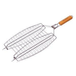 Podwójny ruszt do grillowania ryb 25cm SKAUT SK-709