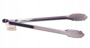 Szczypce łapki do sałatek mięsa antypoślizgowe z blokadą 35.5cm KAMILLE KM-7519