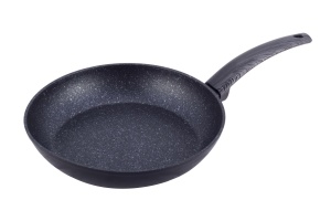 Patelnia marmurowa 26cm indukcja gaz czarna KAMILLE KM-4130