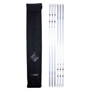 Szpilki szpikulce do szaszłyków mięsa 6 sztuk 60cm + pokrowiec SKAUT SK-0713A