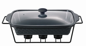 Podgrzewacz forma naczynie ceramiczne z podgrzewaczem 1.3l KAMILLE KM-6420