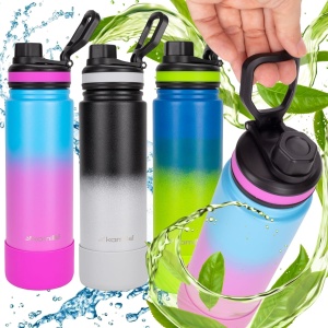 Bidon shaker sportowy na wodę napoje XL duży 720ml 3 kolory KAMILLE KM-2163