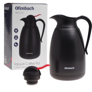 Termos dzbanek konferencyjny cateringowy stalowy 1.5L czarny OFENBACH OB-101332