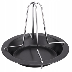 Stojak ruszt do pieczenia całego kurczaka 17cm do piekarnika KAMILLE KM-6064