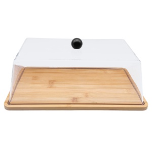 Deska do krojenia serwowania z pokrywką 35x22.5x15.5cm do wędlin serów antipasti ciast BRUNBESTE BB-5637