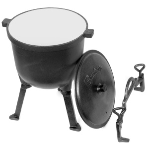 Kociołek żeliwny myśliwski 5L emaliowany KRISBERG KS-7775