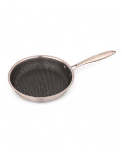 Patelnia stalowa nieprzywierająca z powłoką plaster miodu 24CM indukcja MASTERPAN MP-2333