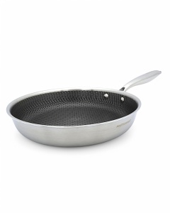 Patelnia stalowa nieprzywierająca z powłoką plaster miodu 26CM indukcja MASTERPAN MP-2334