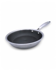 Patelnia stalowa nieprzywierająca z powłoką plaster miodu 28CM indukcja MASTERPAN MP-2335