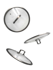 Pokrywka szklana z odpowietrznikiem uniwersalna do garnka patelni pokrywa 28CM MASTERPAN MP-2359