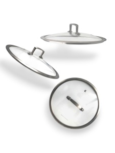 Pokrywka szklana z odpowietrznikiem uniwersalna do garnka patelni pokrywa 30CM MASTERPAN MP-2360