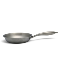 Patelnia stalowa 20CM ze stali nierdzewnej indukcja MASTERPAN MP-2391