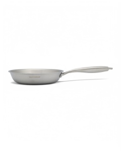 Patelnia stalowa 22CM ze stali nierdzewnej indukcja MASTERPAN MP-2392