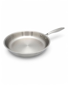 Patelnia stalowa 28CM ze stali nierdzewnej indukcja MASTERPAN MP-2395
