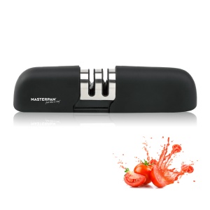 Ostrzałka do ostrzenia noży ręczna czarna MASTERPAN MP-6080