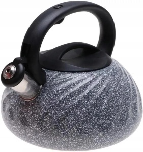 Czajnik metalowy z gwizdkiem szary INDUKCJA na gaz 3L ZILNER ZL-5714