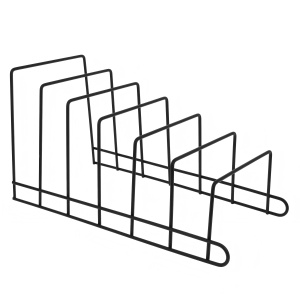 Stojak organizer na pokrywki i patelnie metalowy do 6 pokrywek BLUBERG BBG-1223