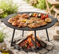 DUZA-Plyta-ZELIWNA-Okragla-45cm-RUSZT-na-grill-ognisko-Patelnia-WOK-ZELIWNY-Material-zeliwo.jpeg