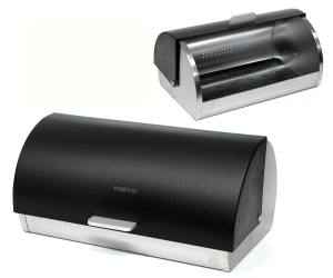 Chlebak stalowy z pokrywą akrylową KINGHOFF KH-3208