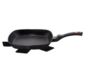 Granit Pfanne GRILL 28CM BERLINGER HAUS BLACK ROSE BH-1636-N