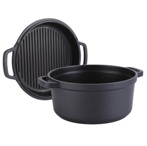 POT WITH GRILL PAN 6.7L 28cm MAESTRO MR-4128