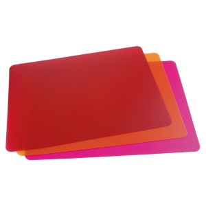 A set of colorful 3-piece ORION flexible cutting boards