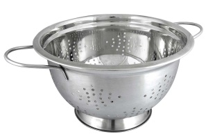 Deep Colander Ø28cm Stainless Steel Kitchen Strainer KINGHOFF KH-1238