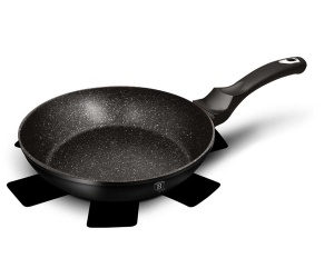 Patelnia z powłoką granitową 28cm BERLINGER HAUS Black Silver BH-1845