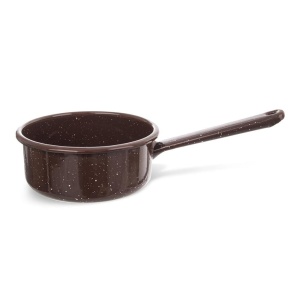 Enamel Saucepan 0.6l Brown ORION 113166