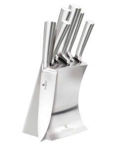 ZESTAW NOŻY W STOJAKU BERLINGER HAUS BLACK ROYAL BH-2427