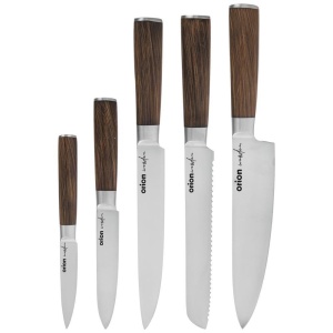 Set of 5-Ele ORION Wooden Kitchen Knives 831149