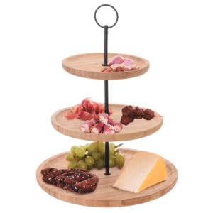 PATERA 3-POZIOMOWA DREWNIANA EH EXCELLENT HOUSEWARE 150109