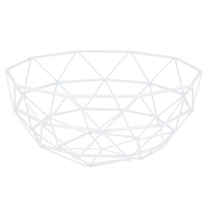 Steel fruit basket 28.5x12.5cm BRUNBESTE BB-1709 White