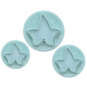 ZESTAW WYKRAWACZY DO OZDÓB CUKIERNICZYCH 3-ele LIŚĆ LA CUCINA 121117-L