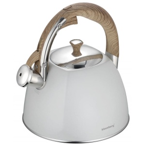 Flötenkessel Wasserkessel mit Pfeife Induktion Edelstahl KLAUSBERG KB-7500