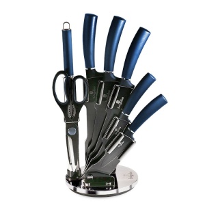 8-tlg Messerset Messer-Set BERLINGER HAUS METALLIC LINE AQUAMARINE BH-2564