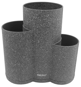 3 in 1 Universal knife holder KINGHOFF KH-1568 Grey