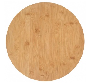 Taca deska bambusowa do pizzy 35cm obrotowa KINGHOFF KH-1566