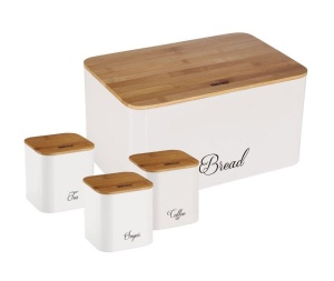 Chlebak w zestawie z 3 pojemnikami KINGHOFF KH-1587