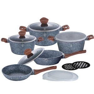 13 pcs Cookware Set Pot Set BERLINGER HAUS FOREST LINE  BH-6197