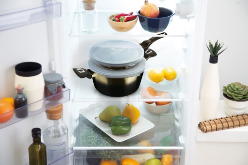 13-pcs Cookware Set Granite Coating Induction BERLINGER HAUS Metallic Line SHINY BLACK BH-6615