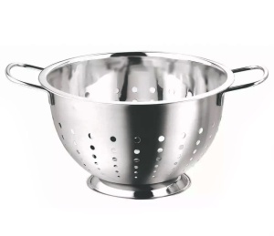 Stalowy durszlak głęboki 26cm z uchwytami KLAUSBERG KB-7441